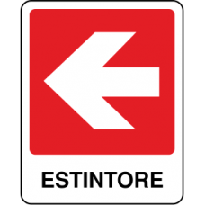 cartello indicazione estintore